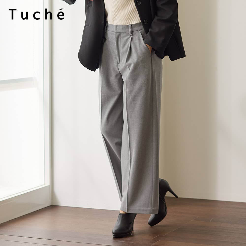 【ワイド・裏起毛】ソフトタッチパンツ【SALE】